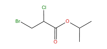 Isopropyl 3-bromo-2-chloropropanoate